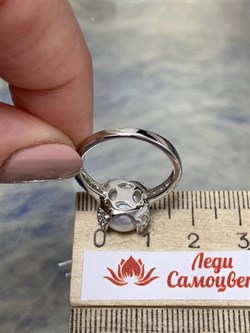 *Кольцо р.17,5 Белый Жемчуг арт. PI-R02898-X-W-PN-X-W-816 вес 4,06 г - фото 253658 *Кольцо р.17,5 Белый Жемчуг арт. PI-R02898-X-W-PN-X-W-816 вес 4,06 г - фото 253658