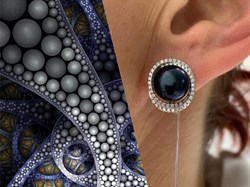 *Серьги Черный Жемчуг арт. PI-E00785-X-W-PNB-X-W-849 вес 6,89 г - фото 253701 *Серьги Черный Жемчуг арт. PI-E00785-X-W-PNB-X-W-849 вес 6,89 г - фото 253701