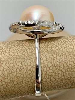 *Кольцо р.18 Розовый Жемчуг арт. PI-R00785-X-W-PNP-X-W-065 вес 5,45 г - фото 253723 *Кольцо р.18 Розовый Жемчуг арт. PI-R00785-X-W-PNP-X-W-065 вес 5,45 г - фото 253723