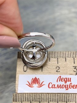 *Кольцо р.18 Розовый Жемчуг арт. PI-R00785-X-W-PNP-X-W-065 вес 5,45 г - фото 253726 *Кольцо р.18 Розовый Жемчуг арт. PI-R00785-X-W-PNP-X-W-065 вес 5,45 г - фото 253726