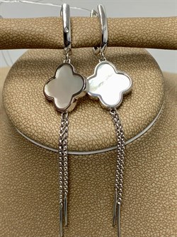 *Серьги Белый Перламутр арт. TC-E01589-X-W-PN-X-W-521 вес 5,7 г - фото 253732 *Серьги Белый Перламутр арт. TC-E01589-X-W-PN-X-W-521 вес 5,7 г - фото 253732