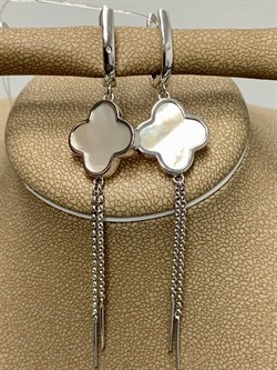 *Серьги Белый Перламутр арт. TC-E01589-X-W-PN-X-W-521 вес 5,7 г - фото 253733 *Серьги Белый Перламутр арт. TC-E01589-X-W-PN-X-W-521 вес 5,7 г - фото 253733