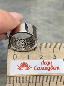 *Кольцо р.16,5 Фианит Микс Микро Вставки арт. MP-R30103-X-W-X-X-BW-182 вес 7,57г - фото 253787