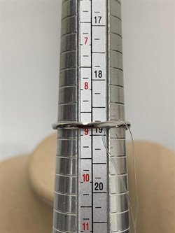 *Кольцо р.19 Фианит Змейка арт CZ-R01886-X-W-NCE-X-W-574 вес 1,61 г - фото 253860