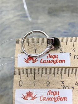 *Кольцо р.20 Лабрадор арт. SM-R02897-X-W-GR-X-X-810 вес 3,49 г - фото 254144 *Кольцо р.20 Лабрадор арт. SM-R02897-X-W-GR-X-X-810 вес 3,49 г - фото 254144