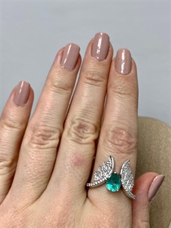 *Кольцо р.19,5 Апатит арт. SM-R02916-X-W-BG-X-W-979 вес 4,47 г - фото 254280 *Кольцо р.19,5 Апатит арт. SM-R02916-X-W-BG-X-W-979 вес 4,47 г - фото 254280