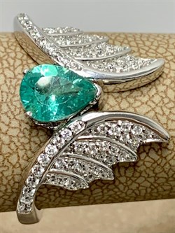 *Кольцо р.19,5 Апатит арт. SM-R02916-X-W-BG-X-W-979 вес 4,47 г - фото 254286 *Кольцо р.19,5 Апатит арт. SM-R02916-X-W-BG-X-W-979 вес 4,47 г - фото 254286