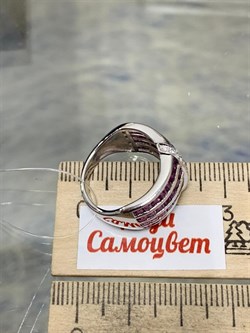 *Кольцо р.16,5 Родолит арт. SM-R02918-X-W-lil-X-W-872 вес 5,73 г - фото 254292 *Кольцо р.16,5 Родолит арт. SM-R02918-X-W-lil-X-W-872 вес 5,73 г - фото 254292