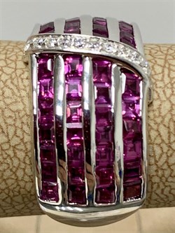 *Кольцо р.16,5 Родолит арт. SM-R02918-X-W-lil-X-W-872 вес 5,73 г - фото 254295 *Кольцо р.16,5 Родолит арт. SM-R02918-X-W-lil-X-W-872 вес 5,73 г - фото 254295