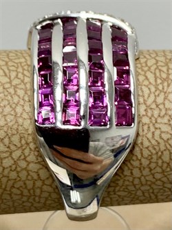 *Кольцо р.16,5 Родолит арт. SM-R02918-X-W-lil-X-W-872 вес 5,73 г - фото 254296 *Кольцо р.16,5 Родолит арт. SM-R02918-X-W-lil-X-W-872 вес 5,73 г - фото 254296