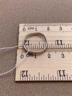 *Кольцо р.16,5 цв Белое и Лимонное арт. 01-4813-00-000-1121-54-285 Вес 1,8 г - фото 254395