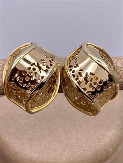 *Серьги цв Лимонное арт. 02-3591-00-000-1130-48-908 вес 4,99 г - фото 254410