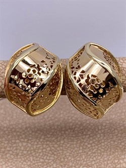 *Серьги цв Лимонное арт. 02-3591-00-000-1130-48-908 вес 4,99 г - фото 254411