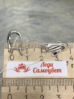 *Серьги Хризолит Аметист арт. SM-E00729-X-W-SO-X-Pur-929 вес 3,62 г - фото 254492 *Серьги Хризолит Аметист арт. SM-E00729-X-W-SO-X-Pur-929 вес 3,62 г - фото 254492