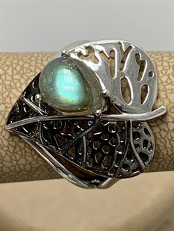 *Кольцо р.18 Лабрадор арт. SM-R02902-X-WB-GR-X-X-195 вес 5,85 г - фото 254811 *Кольцо р.18 Лабрадор арт. SM-R02902-X-WB-GR-X-X-195 вес 5,85 г - фото 254811