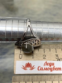 *Кольцо р.18 Лабрадор арт. SM-R02902-X-WB-GR-X-X-195 вес 5,85 г - фото 254814 *Кольцо р.18 Лабрадор арт. SM-R02902-X-WB-GR-X-X-195 вес 5,85 г - фото 254814