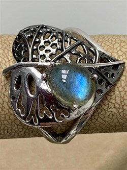 *Кольцо р.19 Лабрадор арт. SM-R02902-X-WB-GR-X-X-177 вес 5,02 г - фото 254821 *Кольцо р.19 Лабрадор арт. SM-R02902-X-WB-GR-X-X-177 вес 5,02 г - фото 254821