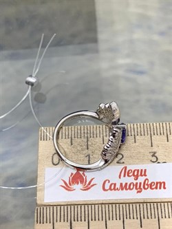 *Кольцо р.16,5 Танзанит арт. SM-R02916-X-W-TN-X-W-870 вес 4,11 г - фото 254891 *Кольцо р.16,5 Танзанит арт. SM-R02916-X-W-TN-X-W-870 вес 4,11 г - фото 254891