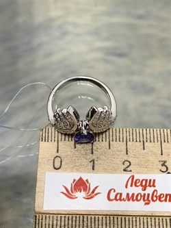 *Кольцо р.16,5 Танзанит арт. SM-R02916-X-W-TN-X-W-870 вес 4,11 г - фото 254893 *Кольцо р.16,5 Танзанит арт. SM-R02916-X-W-TN-X-W-870 вес 4,11 г - фото 254893