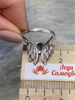 *Кольцо р.18,5 Танзанит арт. SM-R02916-X-W-TN-X-W-894 вес 4,28 г - фото 254903 *Кольцо р.18,5 Танзанит арт. SM-R02916-X-W-TN-X-W-894 вес 4,28 г - фото 254903