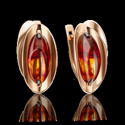 *Серьги Кофе Янтарь цв Красное арт. 02-4330-00-271-1110-46-545 вес 4,46 г - фото 25505 *Серьги Кофе Янтарь цв Красное арт. 02-4330-00-271-1110-46-545 вес 4,46 г - фото 25505