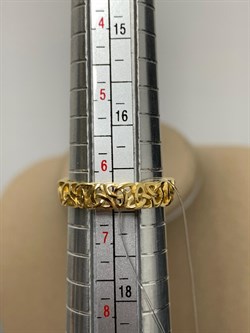 *Кольцо р.17 Триглав арт. 01-3260/0000-08-080 вес 2,53 г - фото 255192