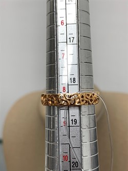 *Кольцо р.18,5 Триглав арт. 01-3260/0000-06-457 вес 2,69 г - фото 255297