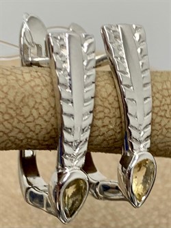 *Серьги Цитрин арт. SM-E00738-X-W-YS-X-X-673 вес 4,4 г - фото 255436 *Серьги Цитрин арт. SM-E00738-X-W-YS-X-X-673 вес 4,4 г - фото 255436