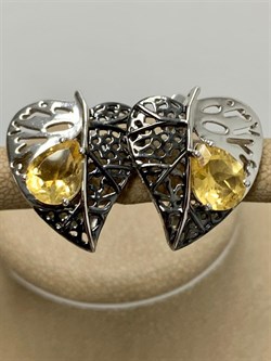 *Серьги Цитрин арт. SM-E00745-X-WB-YS-X-X-000 вес 7,42 г - фото 255487 *Серьги Цитрин арт. SM-E00745-X-WB-YS-X-X-000 вес 7,42 г - фото 255487