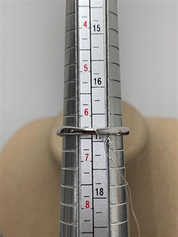 *Кольцо р.17 Горный Хрусталь арт. SM-R02916-X-W-W-X-W-911 вес 3,73 г - фото 255660