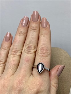 *Кольцо р.18 Гранат Пироп арт. SM-R02897-X-W-PG-X-X-693 вес 2,95 г - фото 255688