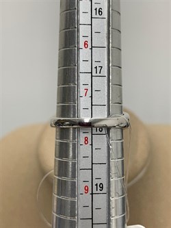 *Кольцо р.18 Змейка Родолит арт. SM-R02899-X-W-lil-X-X-560 вес 2,78 г - фото 255899