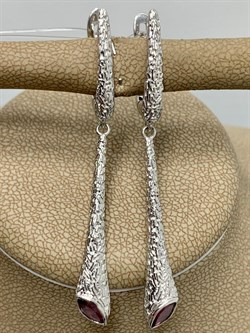 *Серьги Родолит арт. SM-E00740-X-W-lil-X-X-217 вес 5,46 г - фото 255916 *Серьги Родолит арт. SM-E00740-X-W-lil-X-X-217 вес 5,46 г - фото 255916