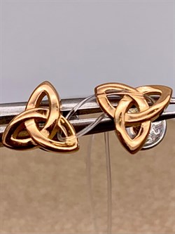 *Серьги Пусеты Триглав арт. 02-3930/0000-06-998 вес 1,24 г - фото 256112