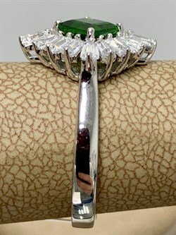 *Кольцо р.16,5 Хромдиопсид арт. SM-R02896-X-W-Gr-X-W-602 вес 3,3 г - фото 256467 *Кольцо р.16,5 Хромдиопсид арт. SM-R02896-X-W-Gr-X-W-602 вес 3,3 г - фото 256467