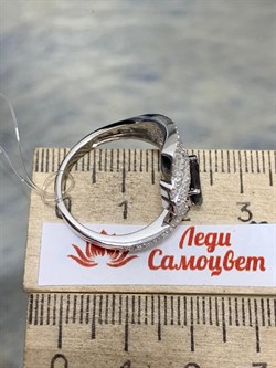 *Кольцо р.17 Иолит арт. SM-R02915-X-W-BL-X-W-759 вес 3,67 г - фото 256483