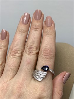 *Кольцо р.20 Иолит арт. SM-R02915-X-W-BL-X-W-781 вес 3,91 г - фото 256502 *Кольцо р.20 Иолит арт. SM-R02915-X-W-BL-X-W-781 вес 3,91 г - фото 256502