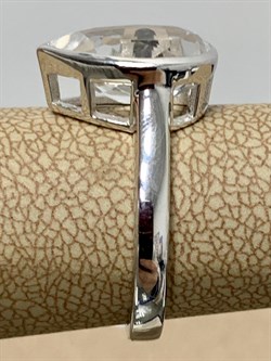 *Кольцо р.18 Горный Хрусталь арт. SM-R02897-X-W-W-X-X-773 вес 2,69 г - фото 256534