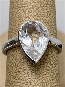 *Кольцо р.18 Горный Хрусталь арт. SM-R02897-X-W-W-X-X-773 вес 2,69 г - фото 256535