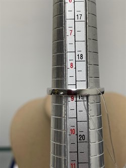 *Кольцо р.18,5 Горный Хрусталь арт. SM-R02897-X-W-W-X-X-787 вес 3,63 г - фото 256544