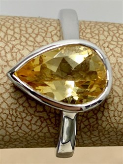 *Кольцо р.18 Цитрин арт. SM-R02897-X-W-YS-X-X-722 вес 2,8 г - фото 256573 *Кольцо р.18 Цитрин арт. SM-R02897-X-W-YS-X-X-722 вес 2,8 г - фото 256573