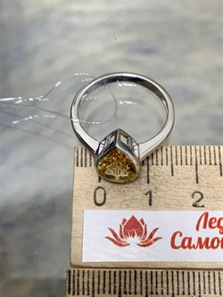 *Кольцо р.18 Цитрин арт. SM-R02897-X-W-YS-X-X-722 вес 2,8 г - фото 256578 *Кольцо р.18 Цитрин арт. SM-R02897-X-W-YS-X-X-722 вес 2,8 г - фото 256578