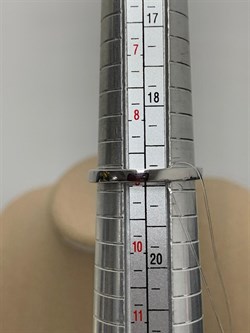 *Кольцо р.19 Голубой Топаз арт. SM-R02897-X-W-SBT-X-X-502 вес 3,21 г - фото 256665