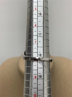 *Кольцо р.18 Голубой Топаз арт. SM-R02915-X-W-SBT-X-W-638 вес 4,68 г - фото 256799