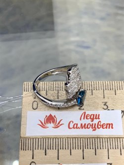 *Кольцо р.16,5 Топаз Лондон арт. SM-R02915-X-W-LB-X-W-210 вес 3,85 г - фото 256813 *Кольцо р.16,5 Топаз Лондон арт. SM-R02915-X-W-LB-X-W-210 вес 3,85 г - фото 256813