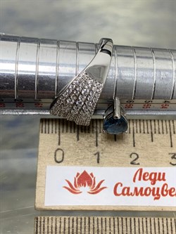 *Кольцо р.16,5 Топаз Лондон арт. SM-R02915-X-W-LB-X-W-210 вес 3,85 г - фото 256816 *Кольцо р.16,5 Топаз Лондон арт. SM-R02915-X-W-LB-X-W-210 вес 3,85 г - фото 256816