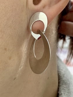 *Серьги Пусеты Лунария арт. YE0938-718 Вес 6,8 г - фото 256945 *Серьги Пусеты Лунария арт. YE0938-718 Вес 6,8 г - фото 256945