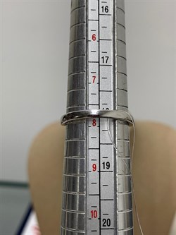 *Кольцо р.18 Голубой Топаз арт. SM-R02916-X-W-SBT-X-W-342 вес 3,93 г - фото 257005