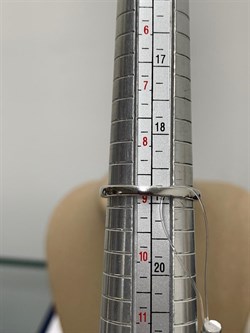 *Кольцо р.19 Голубой Топаз арт. SM-R02916-X-W-SBT-X-W-832 вес 4,27 г - фото 257021