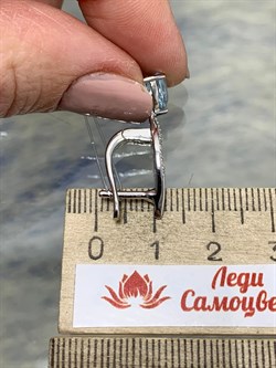 *Серьги Голубой Топаз арт. SM-E00748-X-W-SBT-X-W-043 вес 3,99 г - фото 257028 *Серьги Голубой Топаз арт. SM-E00748-X-W-SBT-X-W-043 вес 3,99 г - фото 257028